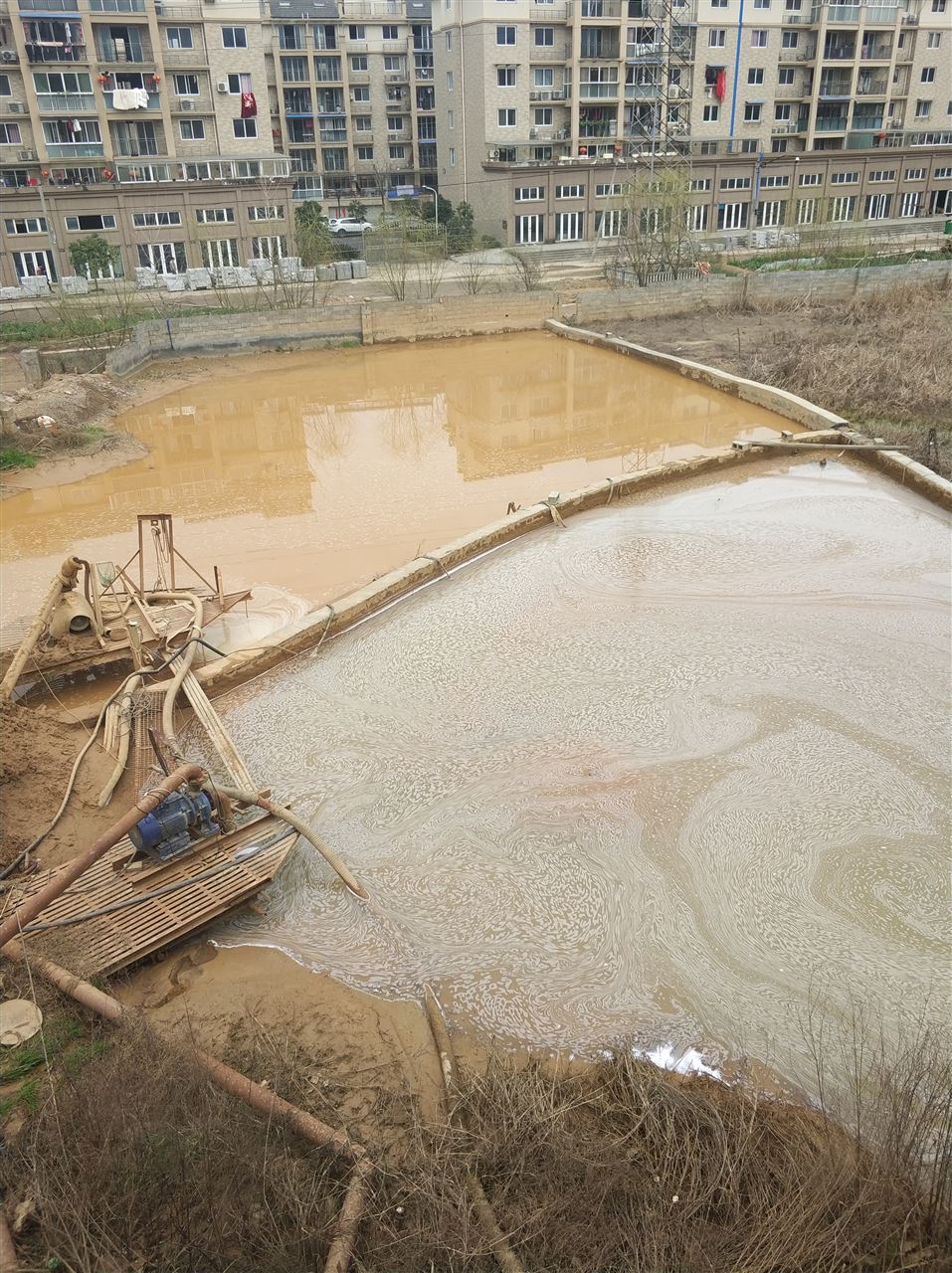 佳县沉淀池淤泥清理-厂区废水池淤泥清淤
