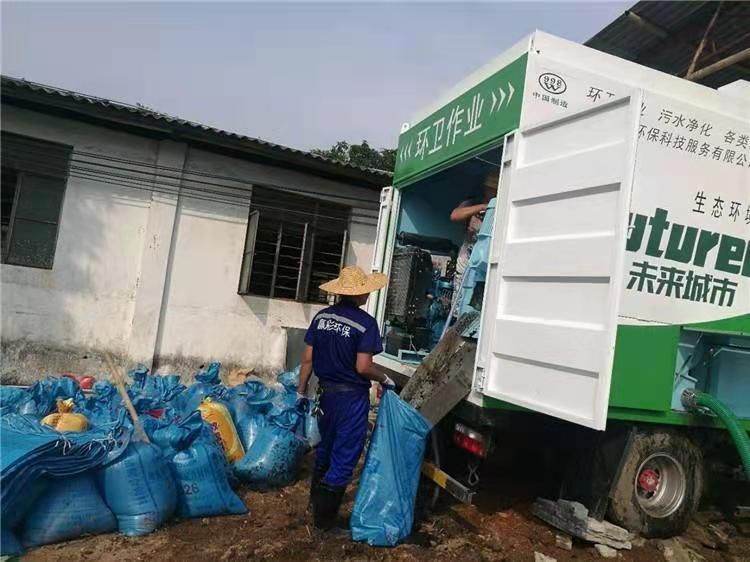 佳县工业污泥压干处理