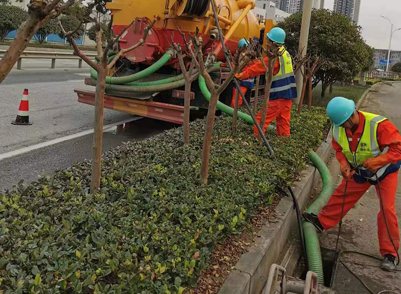 佳县市政管道清淤